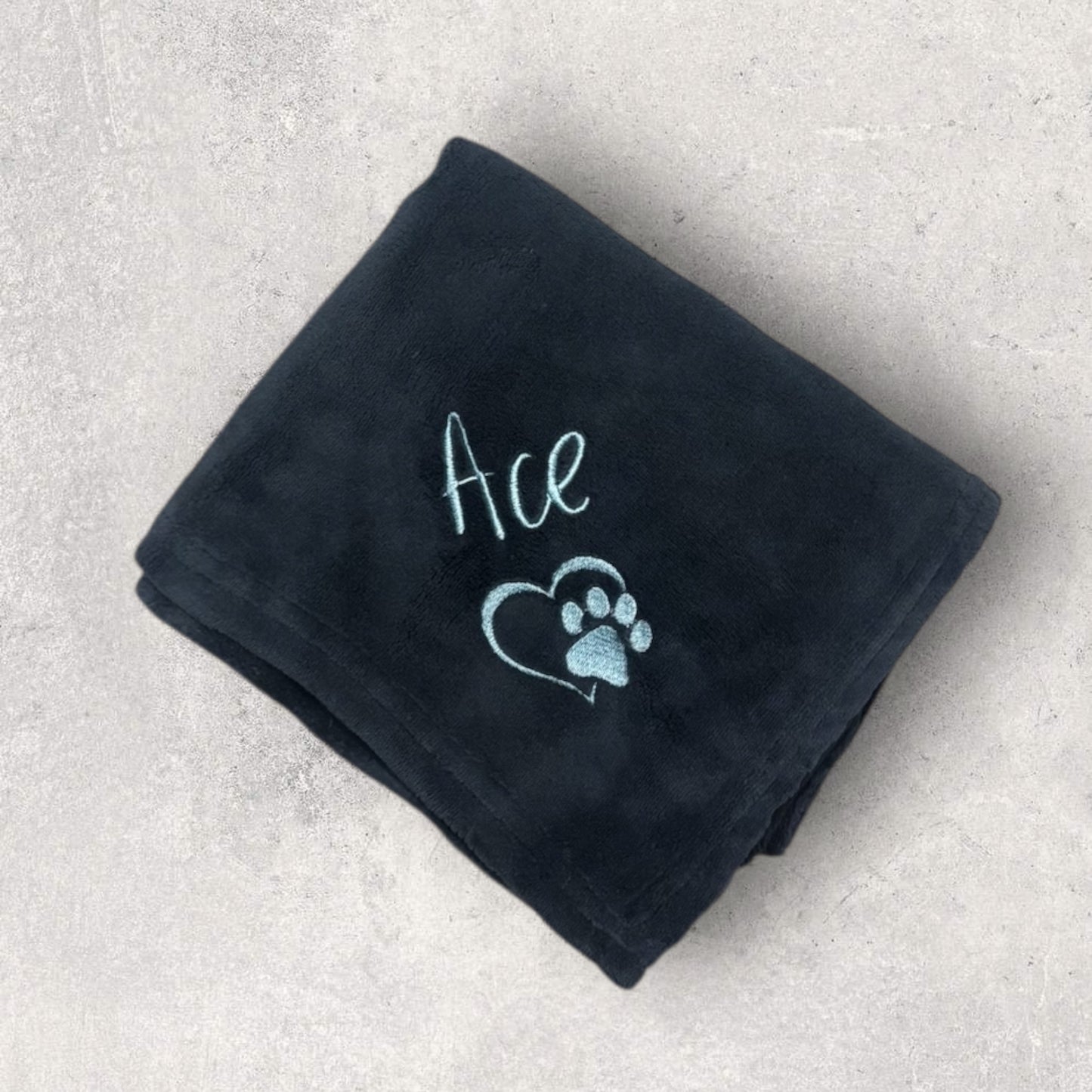 Embroidered Personalised Pet Blankets