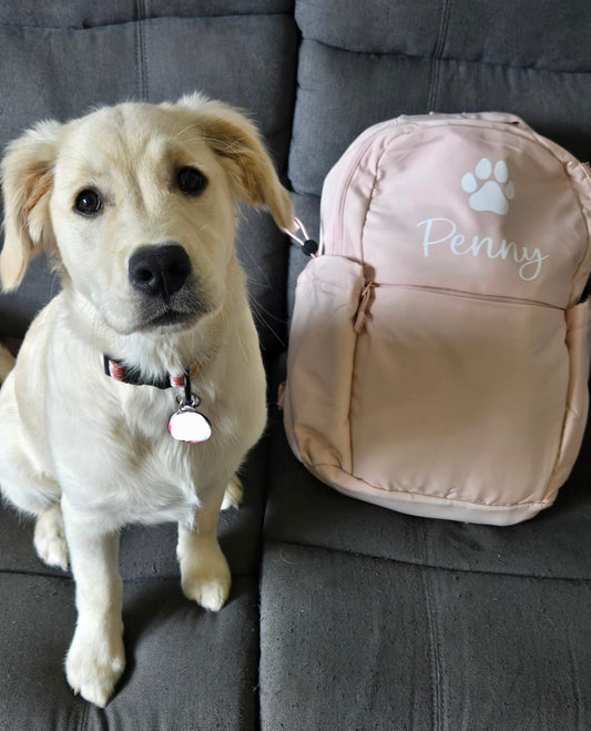 Personalised Luxury Pet Backpack