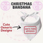 Christmas dog bandanas for pet businesses and bulk orders