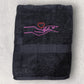 Human Hand & Paw Print Embroidered Pet Towel | Lots Of Colours