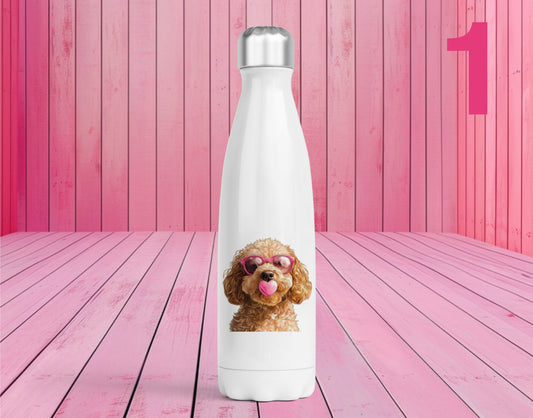 Pet Themed Thermal Stainless Steel Bottle 500ml l Personalised Pet Gifts For Humans | Choose Design