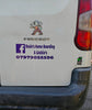 Personalised Car Window Vinyl Decal | Great For Businesses & Pet Social Media