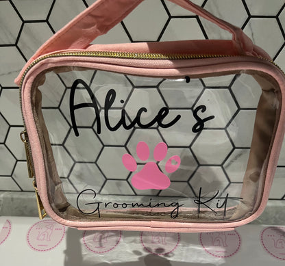 Personalised Vanity/Travel Bags - Please contact us to discuss design
