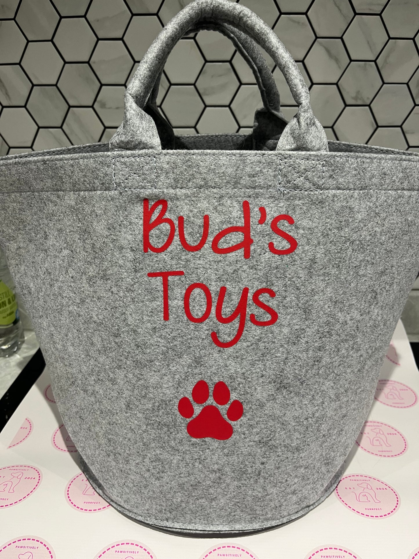 Personalised Toy Bag - Small 30cm- Please contact us to discuss design