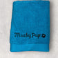 'Mucky Pup' Embroidered Pet Towel | Lots Of Colours
