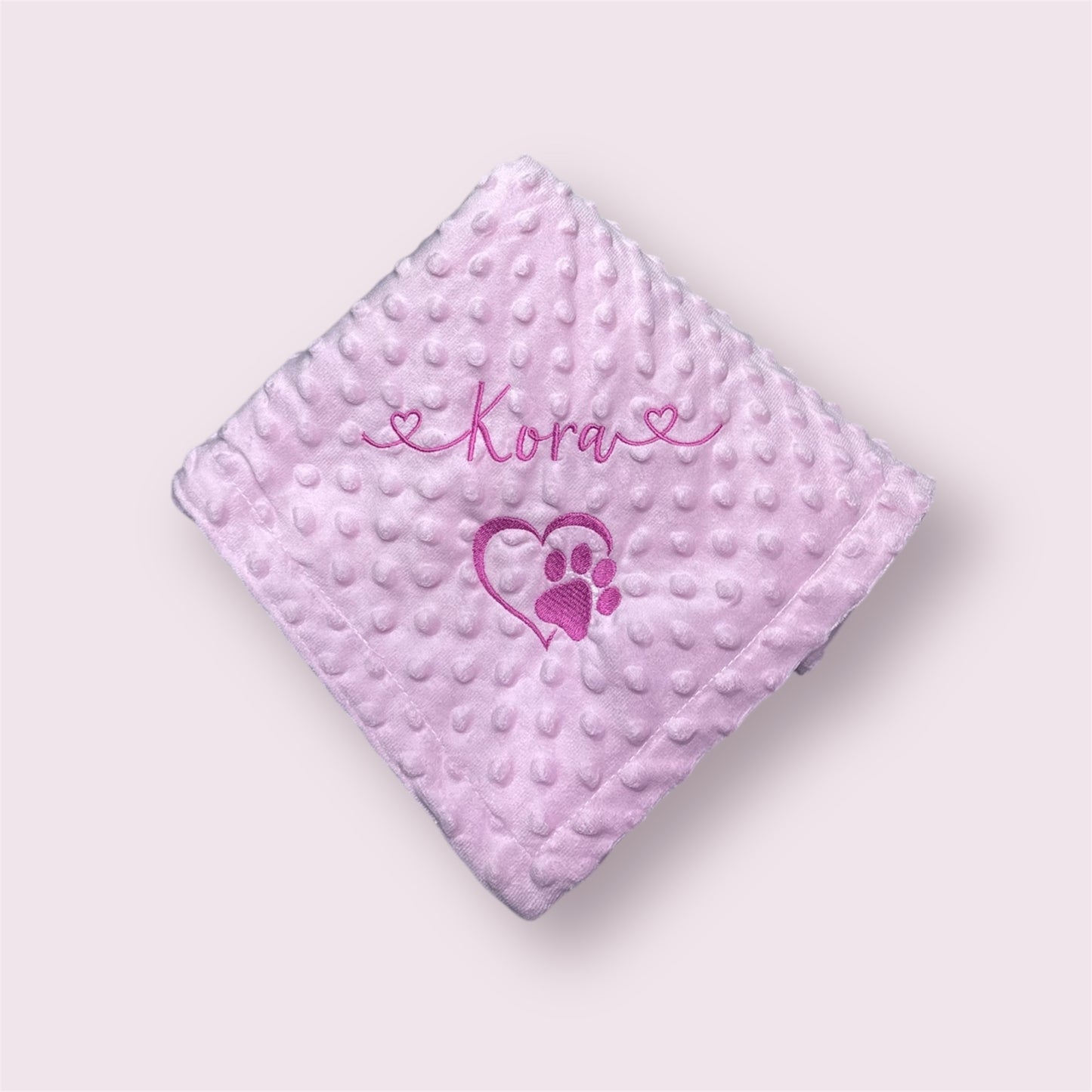 Embroidered Personalised Pet Blankets