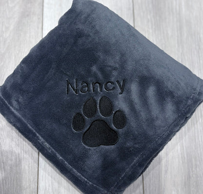 Embroidered Personalised Pet Blankets | Personalised Pet Gifts