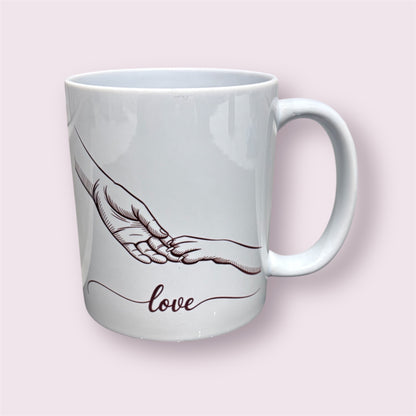 Human Hand & Dog Paw 11oz Mug | Personalised Pet Gifts For Humans