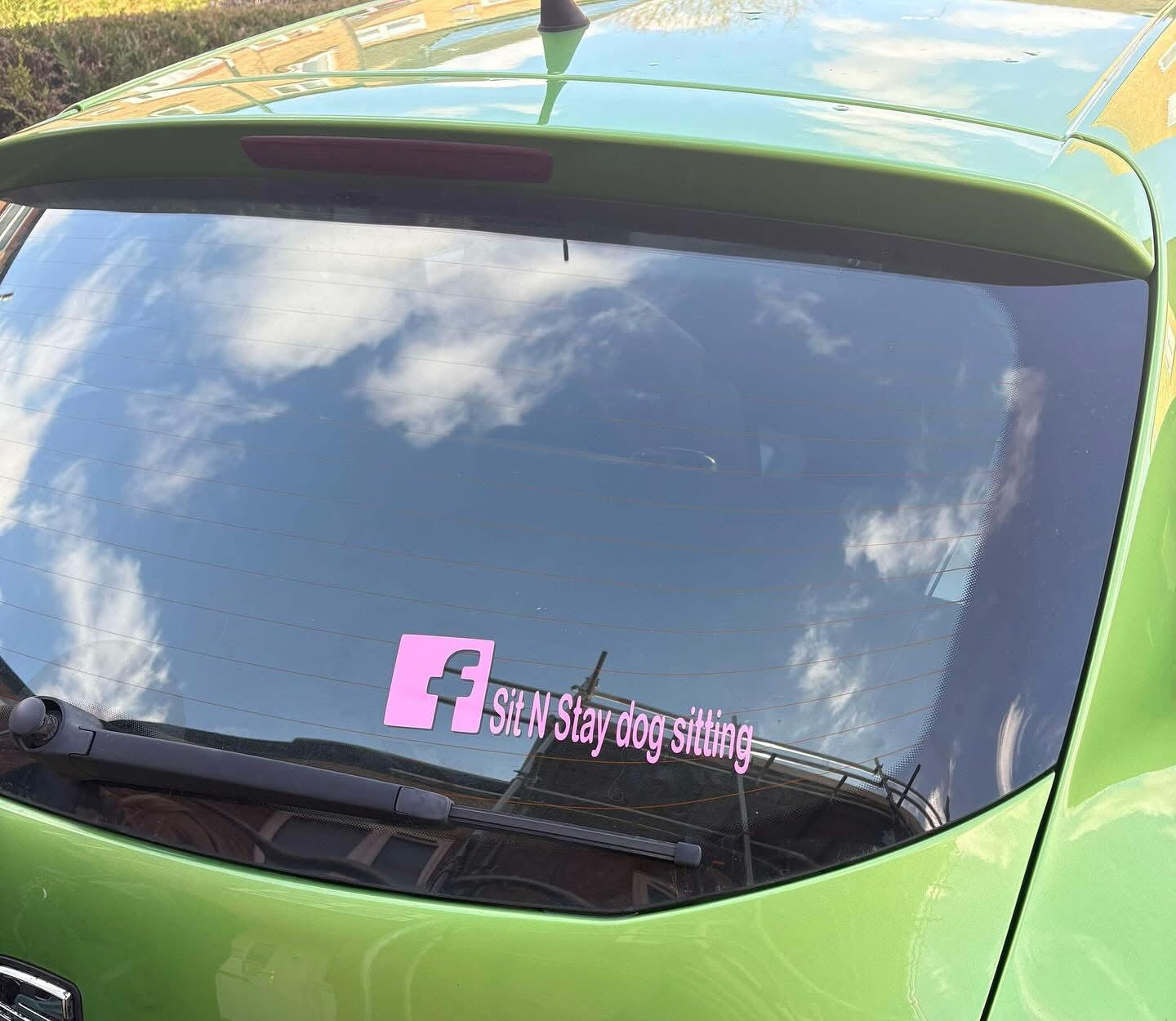 Personalised Car Window Vinyl Decal | Great For Businesses & Pet Social Media