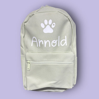 Personalised Pet Mini Backpacks