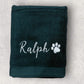 Embroidered Personalised Pet Towel | 2 Sizes Available