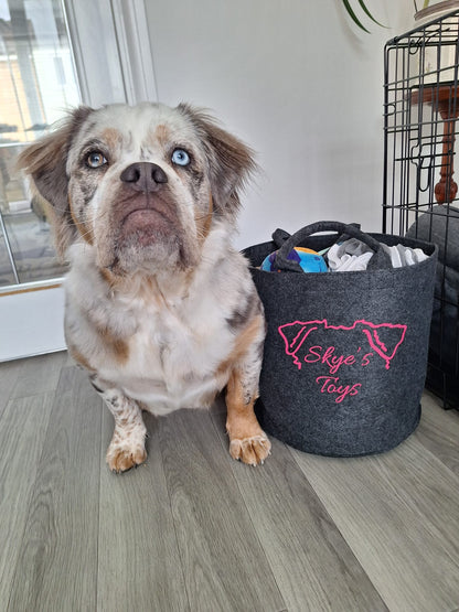 Personalised Pet Toy Bag l Personalised Pet Gifts