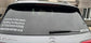 Personalised Car Window Vinyl Decal | Great For Businesses & Pet Social Media