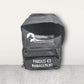 Branded business backpack showing personalised logo design