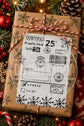 Custom Christmas name label stickers for presents