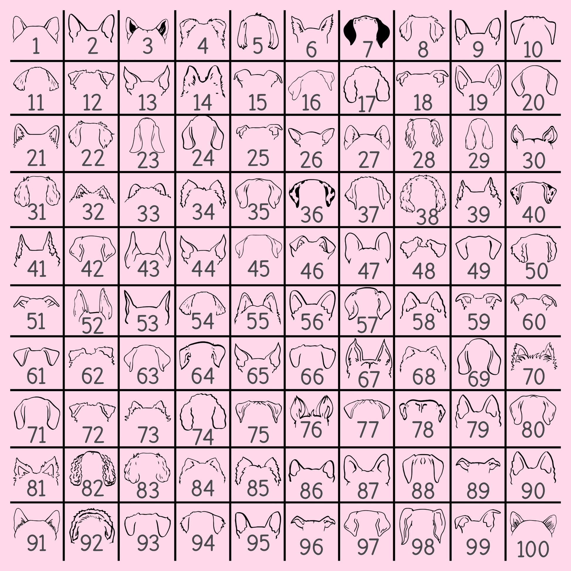 Pet toy bag font and personalisation style options