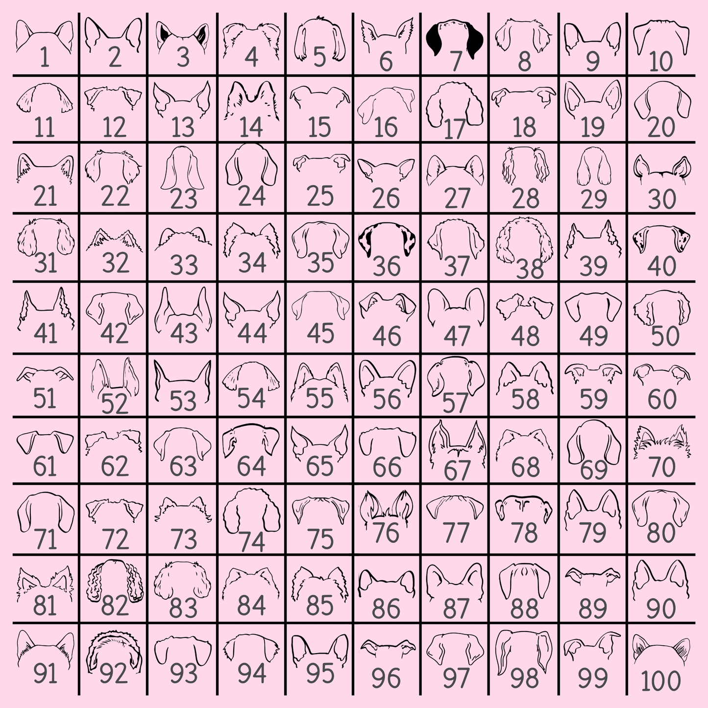 Pet toy bag font and personalisation style options