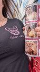Person holding a personalised pet photo tumbler featuring a Paws & Memories design