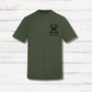 Green personalised peeking dog T-shirt