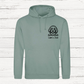 Green personalised hoodie with Sam's Dad dog design