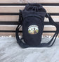 Personalised water bottle bag with custom image