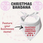Christmas dog bandana for pet businesses and bulk orders