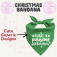 Festive dog bandana for pet businesses and bulk orders