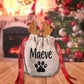 Personalised Christmas reindeer drawstring bag for bulk business orders