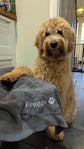 Personalised dog towel bundle gift for pet lovers