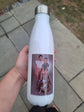 Custom personalised dog water bottle with pet photograph