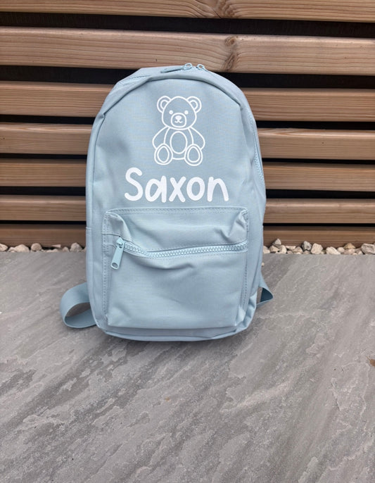 Personalised kids pet backpack for school and nursery