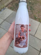 Personalised 500ml pet bottle with custom dog photo and text