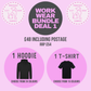 Personalised pet business uniform bundle with hoodie and T-shirt