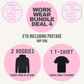 Personalised pet business workwear bundle with 2 hoodies and 1 T-shirt