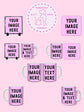 Personalised pet mug and matching coaster set
