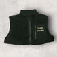 Unisex Borg fleece zipped workwear gilet
