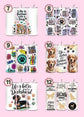 20oz pet lover thermal tumbler with themed design