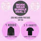 Personalised pet professionals business workwear bundle with hoodie and T-shirts