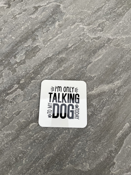 Pet Themed Cork Backed Coasters
