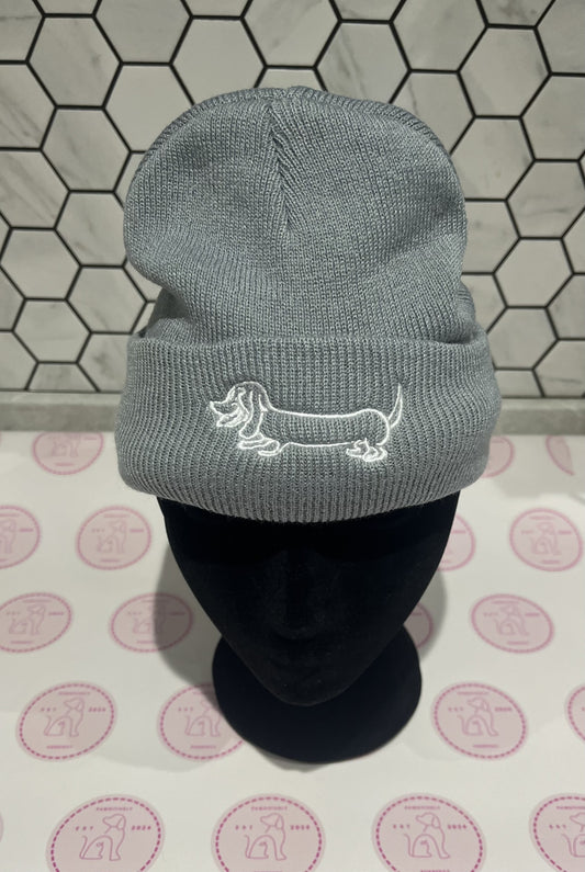 Embroidered Beanie Hat - One Size