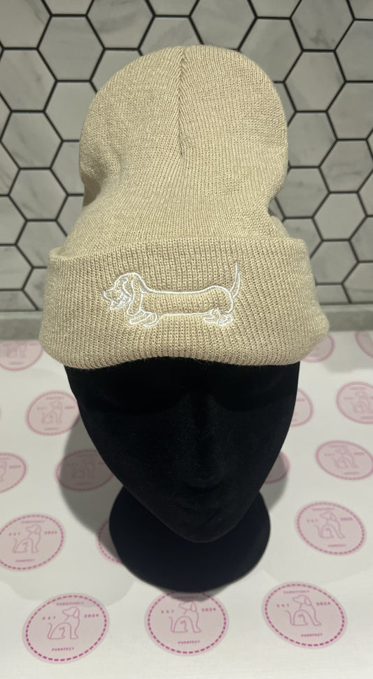 Embroidered Beanie Hat - One Size