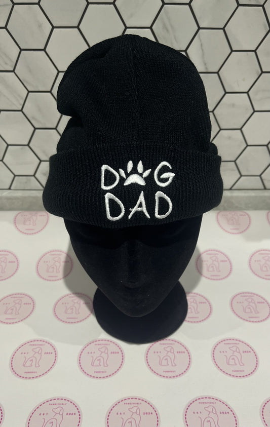 Embroidered Beanie Hat - One Size