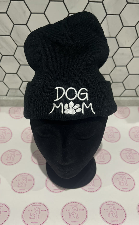 Embroidered Beanie Hat - One Size