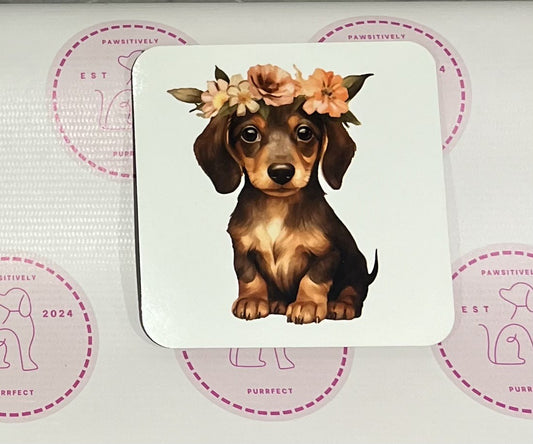 Pet Themed Cork Backed Coasters