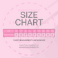 Unisex hoodie size guide