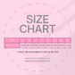 Unisex sweatshirt size guide