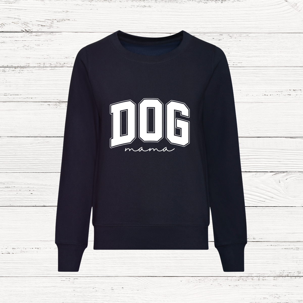 women's sweatshirt with Dog Mama design