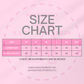 Women's pet T-shirt size guide
